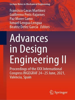 cover image of Advances in Design Engineering II